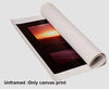 Image of Airplane Take Off Airport Sunset Wall Art Canvas Decor Printing