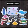 Image of Kid Toys Puzzle Cognitive Card Vehicle/Fruit/Animal Set Educational Gift