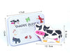 Image of Kid Toys Puzzle Cognitive Card Vehicle/Fruit/Animal Set Educational Gift - DelightedStore