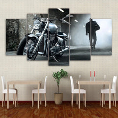 Classic Motorcycle Wall Art Canvas Decor Printing