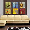 Image of Cartoon Animals Wall Art Canvas Print Decor Kid room - DelightedStore