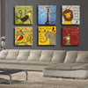 Image of Cartoon Animals Wall Art Canvas Print Decor Kid room - DelightedStore