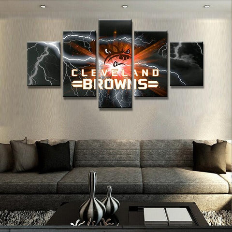 Cleveland Browns Wall Art Canvas Print Decor - DelightedStore