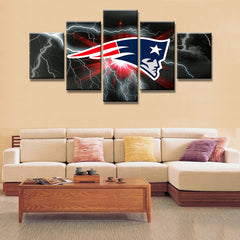 New England Patriots Wall Art Canvas Print Decor - DelightedStore