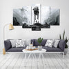 Image of Star Wars AT AT Battlefront Wall Art Canvas Print Decor