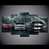 Image of Muscle Car Rivalry Wall Art Canvas Print Decor - DelightedStore