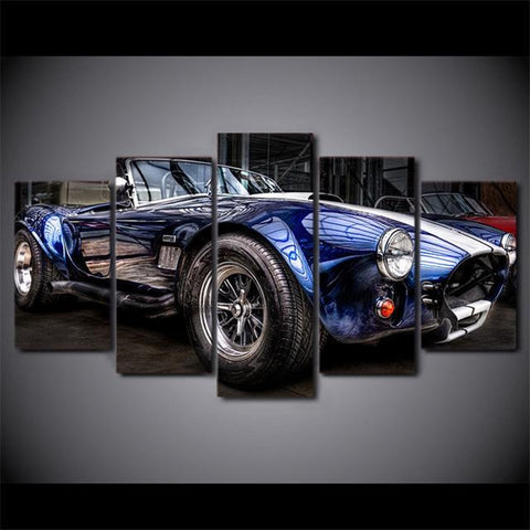 Ford Shelby Cobra Car Wall Art Canvas Print Decor